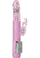 Jack Rabbit Petite Thrusting Rabbit Vibrator - Pink