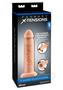 Fantasy X-tensions Silicone Performance Hollow Extension 8in - Vanilla