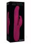 Adam And Eve Eve`s Twirling Rabbit Thruster Silicone Rechargeable Vibrator - Red