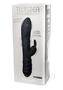Twister Rechargeable Silicone Rabbit Vibrator With Remote Control - Black