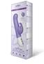 The Vibrating Dual Stim Butterfly Silicone Rechargeable Rabbit Vibrator - Purple