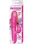 Passion Grabber Heat Up Rechargeable Silicone Rabbit Vibrator - Pink