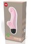 Ocean Silicone Deluxe Vibrator With Clitoral Stimulator -  Baby Rose Pink